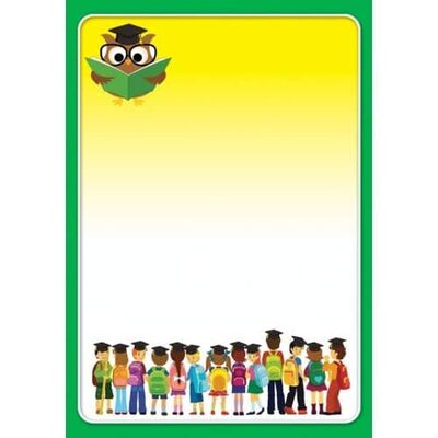 דפים מעוצבים סטודנט וינשוף 40 דף