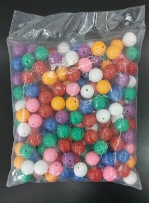 חרוזים עגולים מעורב צבעים- 450 גרם