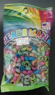 אותיות אנגלית זוהרים<BR>מעורב צבעים 100 גרם