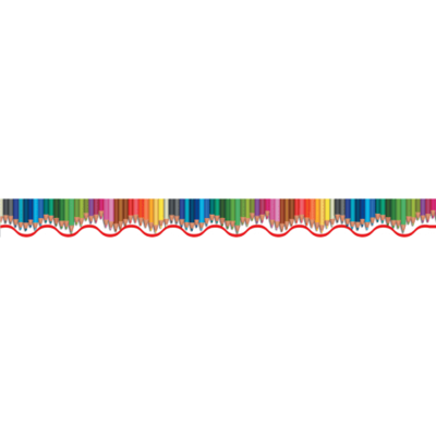 פסי קישוט עפרונות צבעוניים 18 יח