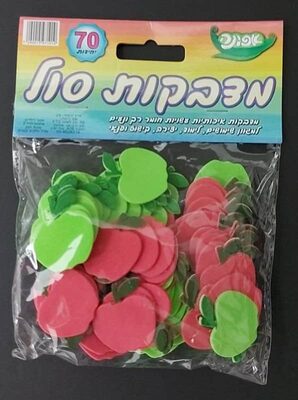 מדבקות סול תפוחים<BR>70 יח