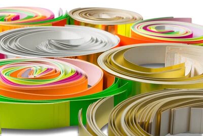 רצועות קרטון (כתרים) 40 יח<BR> בחר צבע