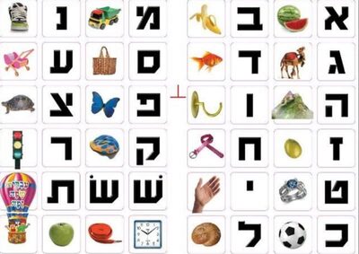 מדבקות אות פותחת<BR> 5 סטים