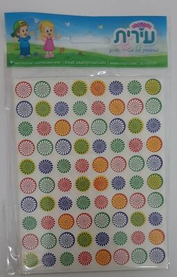 מדבקות ספירלה<BR>25 דף